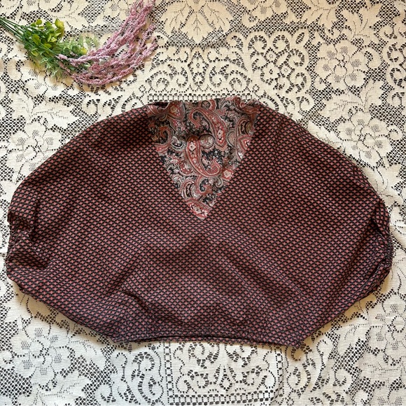 70’s Boho Paisley Peasant Skirt + Top Set - Picture 10 of 16